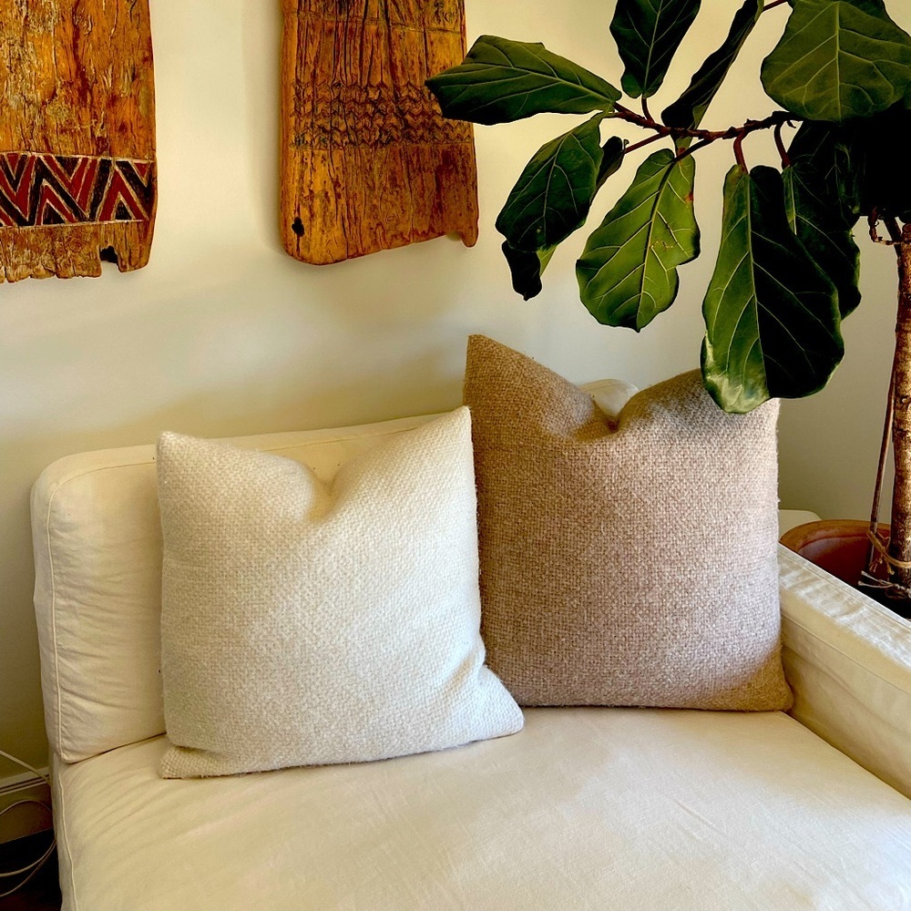 Jenni Kayne Alpaca Basketweave Pillows